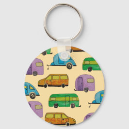 Camping caravans キーホルダー