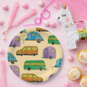 Camping caravans ペーパープレート (パーティー)