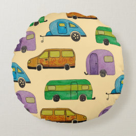 Camping caravans ラウンドクッション