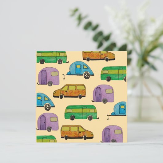 Camping caravans 招待状 (スタンド正面)