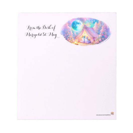 Camping Cats Notepad ノートパッド (正面)