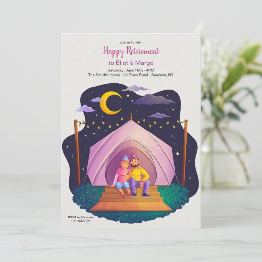 Camping Couple 招待状 (スタンド正面)