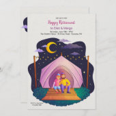 Camping Couple 招待状 (正面/裏面)