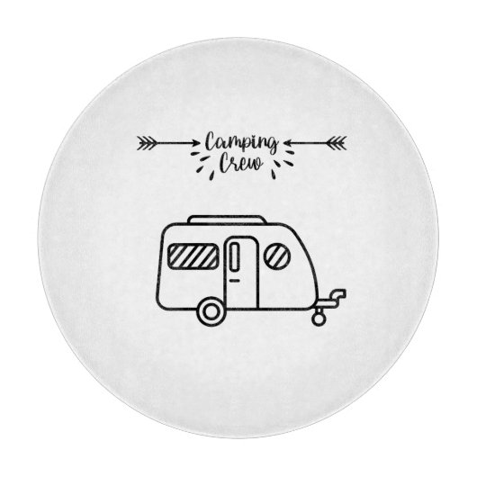 Camping crew カッティングボード (正面)