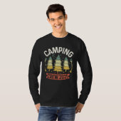 Camping Crew 2025 Family Camping Trip Matching Cam Tシャツ (正面フル)