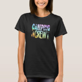 Camping Crew  RV Camper Outdoors Vacation Adventur Tシャツ (正面)