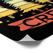 Camping Crew Shirt Kids Family Camping Shirts Matc ポスター (角)