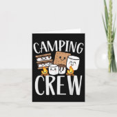 Camping Crew Smore Campfire Group Squad Team Kids  カード (正面)