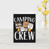 Camping Crew Smore Campfire Group Squad Team Kids  カード (黄色い花)