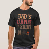 Camping Dad Father's Day Funny Hiking Adventure Fi Tシャツ (正面)
