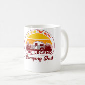 Camping Dad Motorhome Caravan Camper Dad コーヒーマグカップ (正面右)
