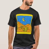 Camping Desert Landscape Cactus Desert Life Succul Tシャツ (正面)