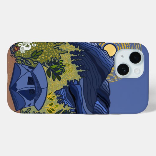 Camping in Mountains  Case-Mate iPhone case Case-Mate iPhoneケース (裏面 (横))