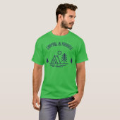 Camping In Paradise Camping vintage Tシャツ (正面フル)