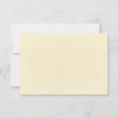 Camping in the woods Wedding RSVPカード (裏面)