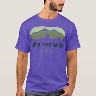 Camping Into the Wild Tシャツ