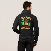 Camping is Awesome Beer Make it Awesomer-67688 パーカ (裏面フル)