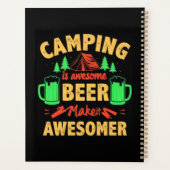 Camping is Awesome Beer Make it Awesomer-67688 プランナー手帳 (裏面)