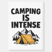Camping Is Intense Kitchen Magnet マグネット (正面)