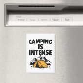 Camping Is Intense Kitchen Magnet マグネット (インサイチュ (食洗機))