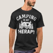 Camping Is My Therapy Funny Camping Men Women Gi Tシャツ (正面)