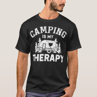 Camping Is My Therapy  Funny Camping Men  Women Gi Tシャツ