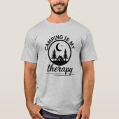 Camping is My Therapy Tシャツ (正面)