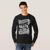 Camping Is My Wild Adventure Quotes Camp Campfire  Tシャツ (正面フル)
