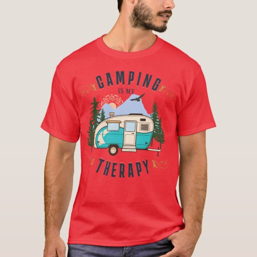 CAMPING IS MYHERAPY gift Tシャツ (正面)