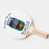 Camping is Our Jam Tent and Mountains in Jar 卓球ラケット (横)
