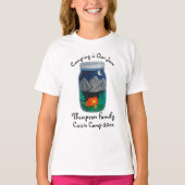 Camping is Our Jam Tent and Mountains in Jar Tシャツ (正面)