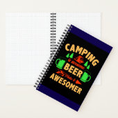 Camping is Swesome Beer Make it Aesomer-45676 ノートブック (内側)