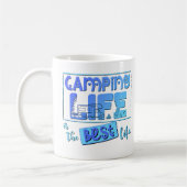 Camping Leben ist das beste Leben コーヒーマグカップ (左)