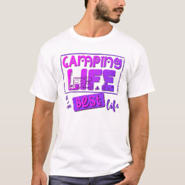 Camping Leben ist das beste Leben Tシャツ
