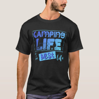 Camping Leben ist das beste Leben Tシャツ