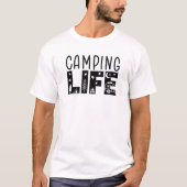 Camping Life Adventure Under Stars Tシャツ (正面)