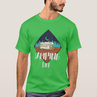 CAMPING LIFE pd119 少年 Tシャツ
