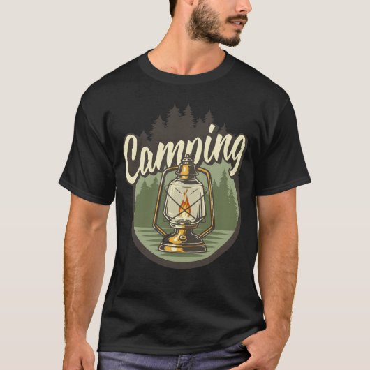 CAMPING LIGHT vintage Tシャツ (正面)