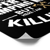 Camping Men Camper Rv Camping Vacation Camping Dad ポスター (角)