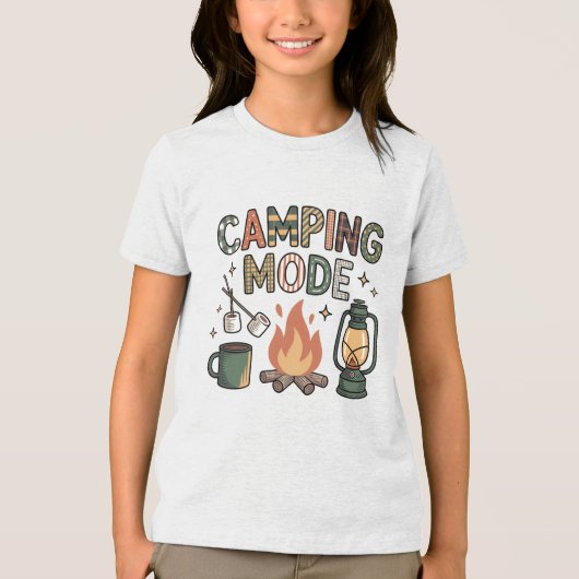 Camping Mode  トライブレンドＴシャツ (正面)