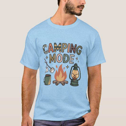 Camping Mode  Tシャツ (正面)