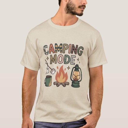 Camping Mode  Tシャツ (正面)