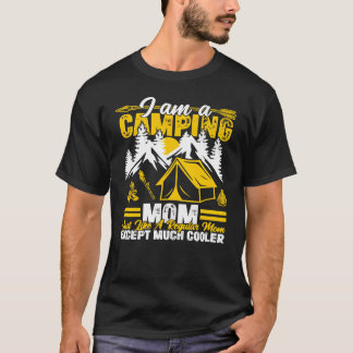 Camping Mom Mother Day family Tシャツ