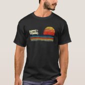 Camping Motorhome Sunset friend Tシャツ (正面)