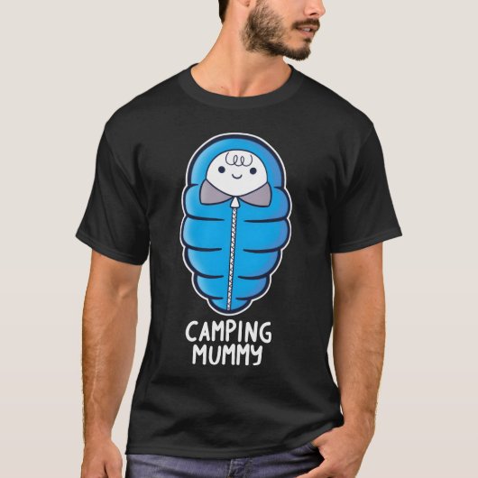 Camping Mummy girl Tシャツ (正面)