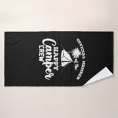 Camping "Official Member of Happy Camper Crew" バスタオル (バスタオル)