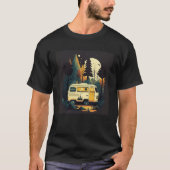 Camping Outdoor Adventure Forest Tシャツ (正面)