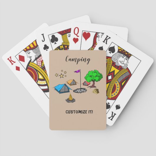 Camping Playing Cards トランプ (裏面)