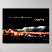 Camping Poster ポスター (正面)