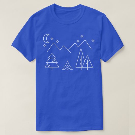 Camping Premium  Tシャツ (デザイン正面)